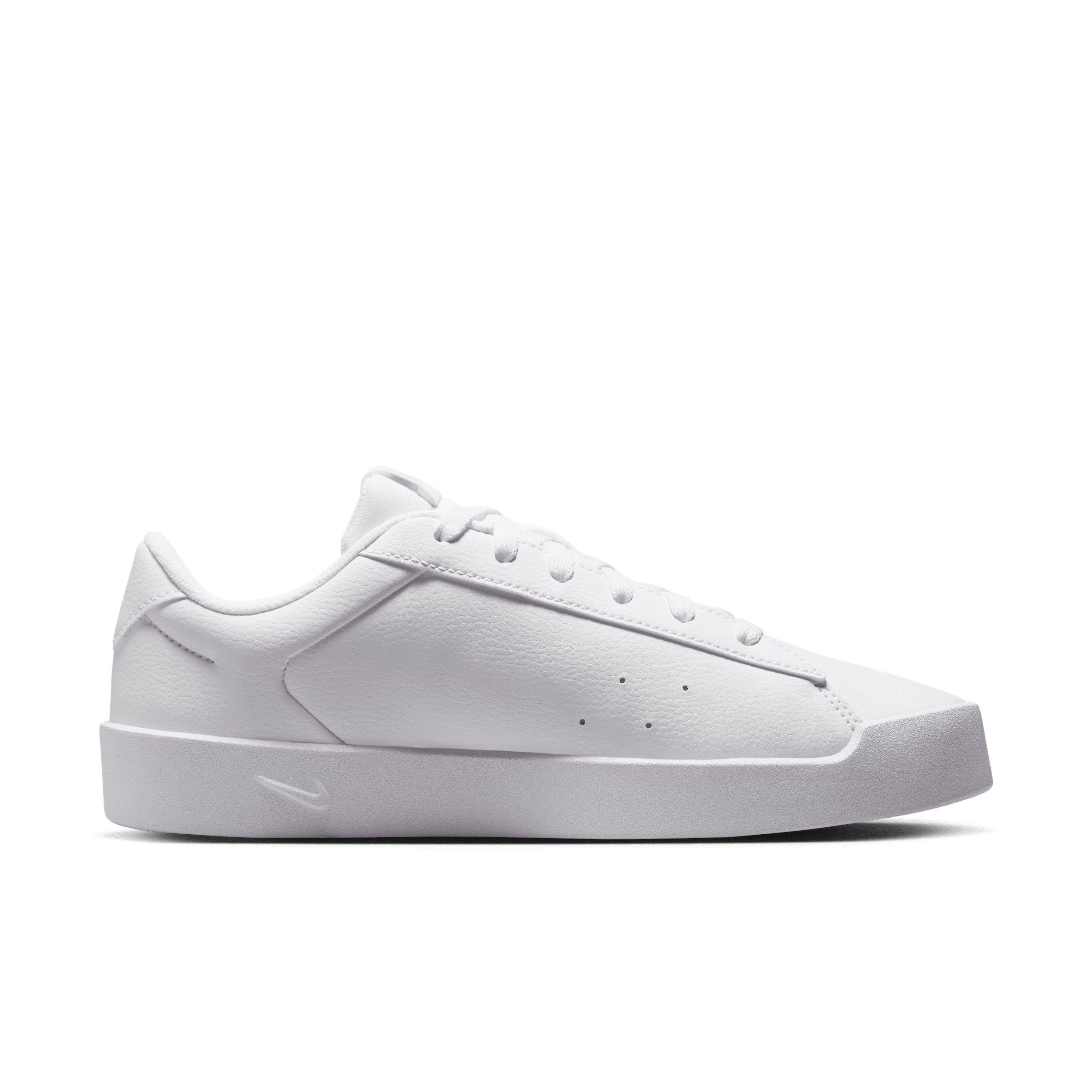Nike Court Heritage SL "White/White/Bleached Lilac" Women's Shoe - WHITE/WHITE/LILAC